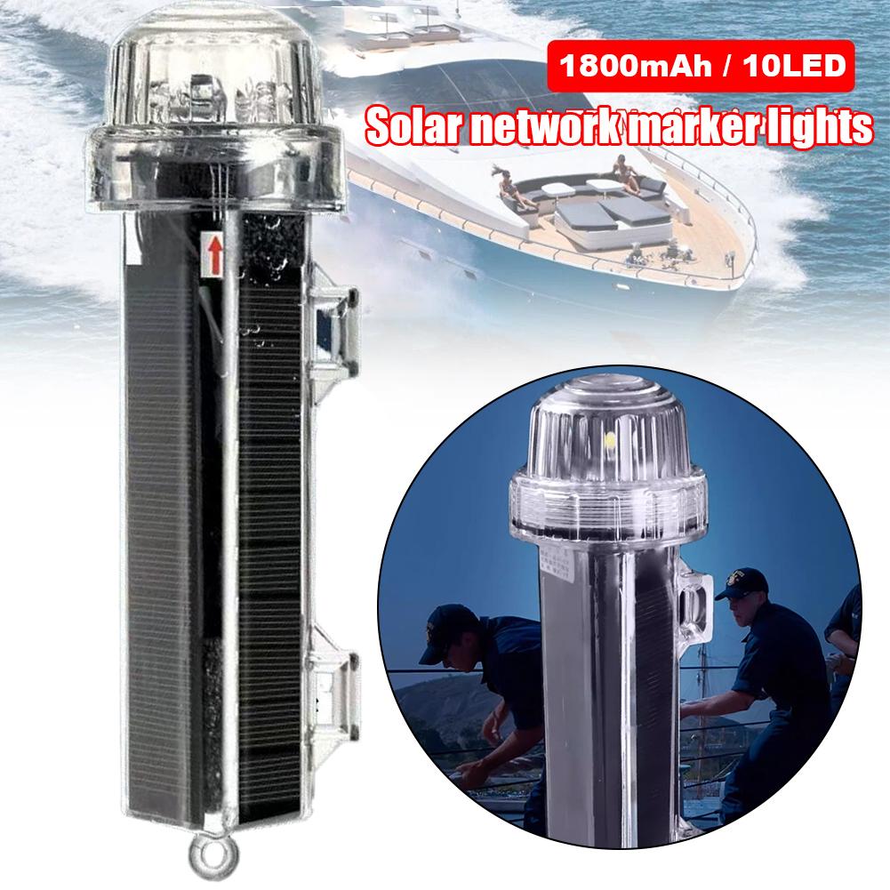 Fishing Boat Navigation Light - Nowa Solarna Lampka Sygnalizacyjna Oceaniczna, Wodoodporna